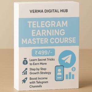 Telegram Earning Master course