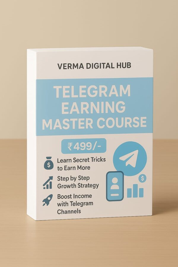 Telegram Earning Master course